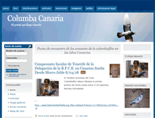 Tablet Screenshot of columbacanaria.com